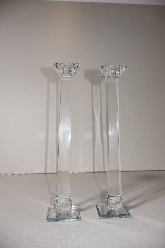 סט פמוטי קריסטל מהודרים – גובה 34 ס"מ