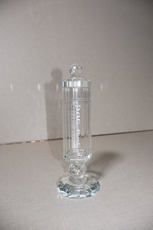 מעמד קריסטל שקוף לגפרורים 