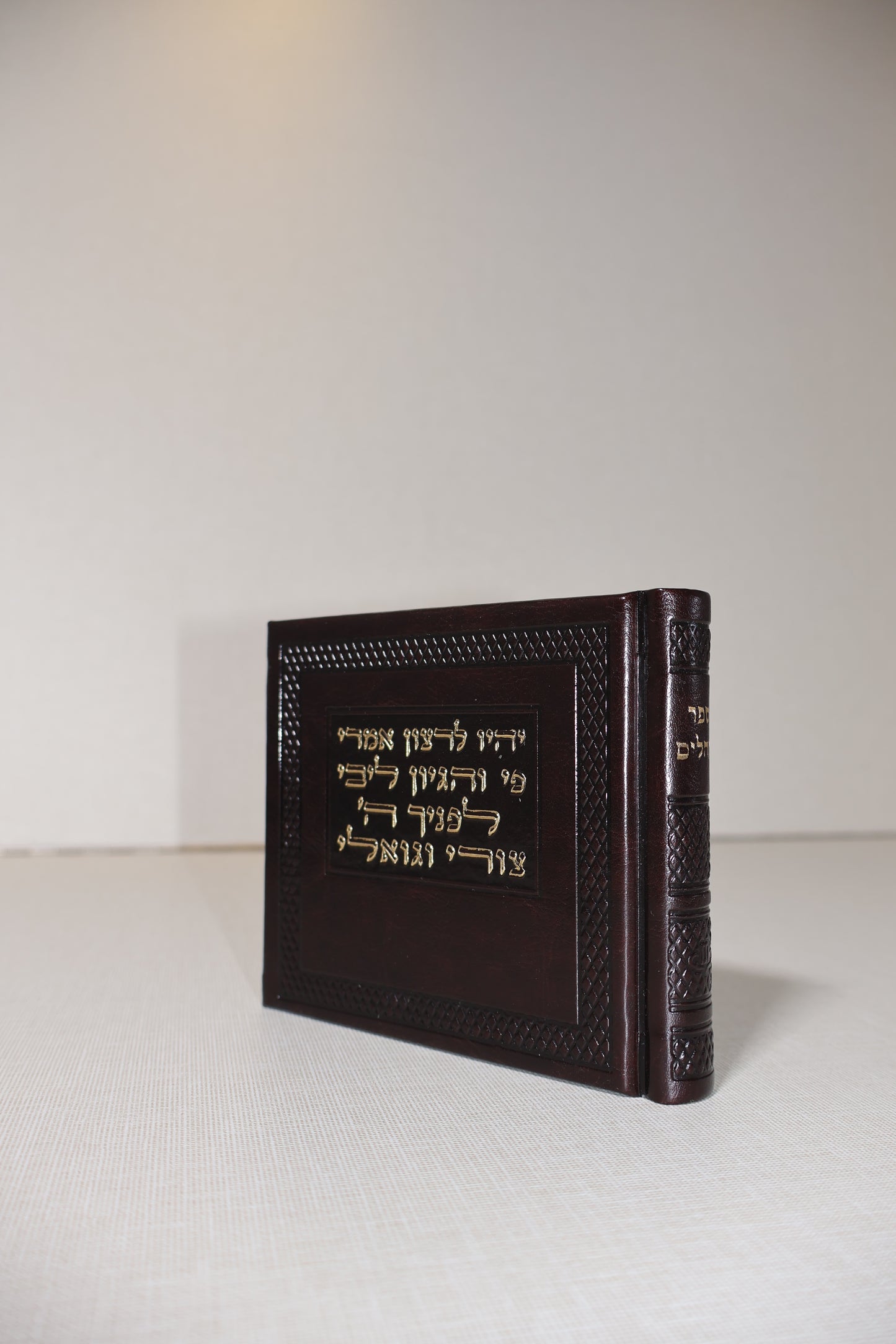 תהילים דגם אלבום – עור משוחזר עתיק PU